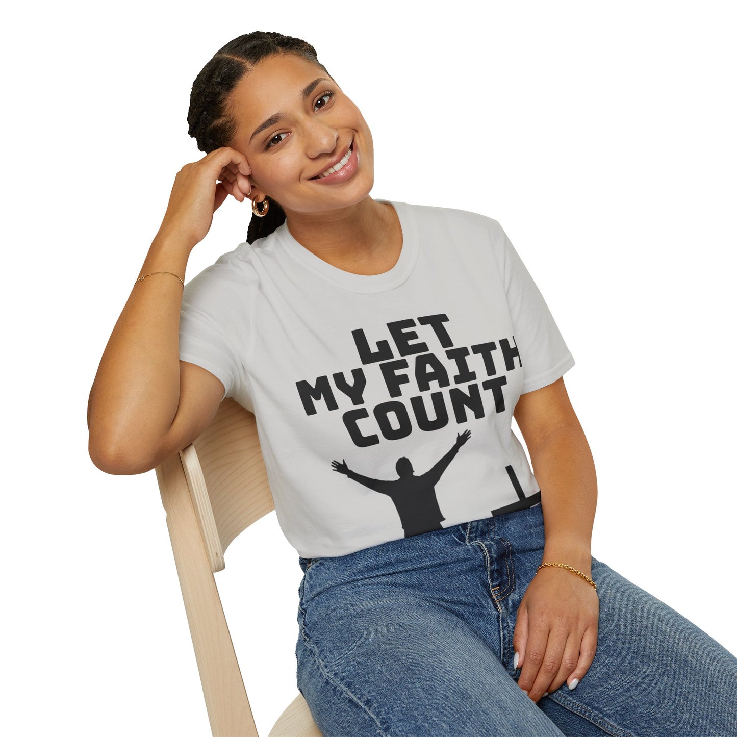 Unisex Softstyle Short Sleeve-Let My Faith Count