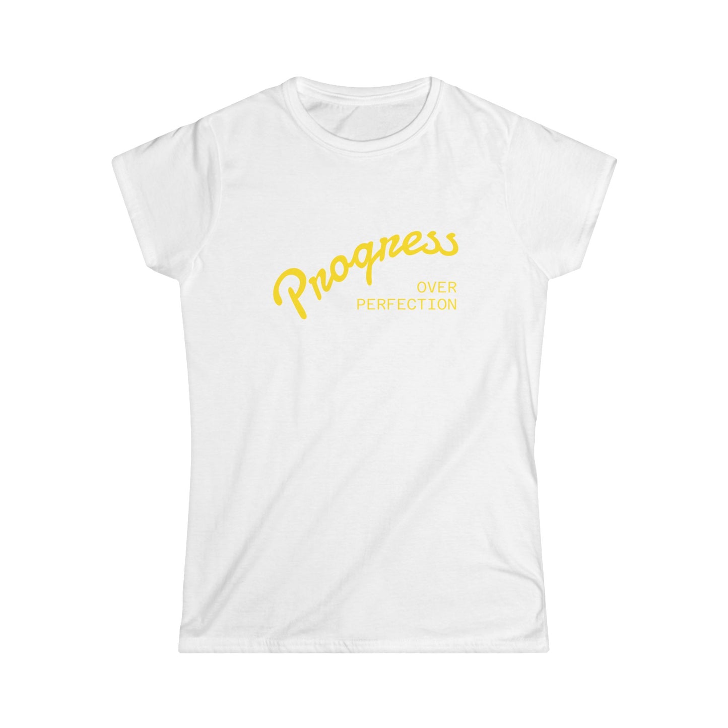 Progress Over Perfection Women's Tee — Inspirational Casual T-Shirt