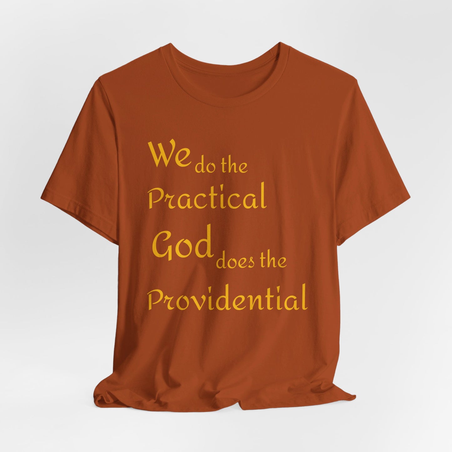 Unisex Jersey Short Sleeve -Practical/Providential