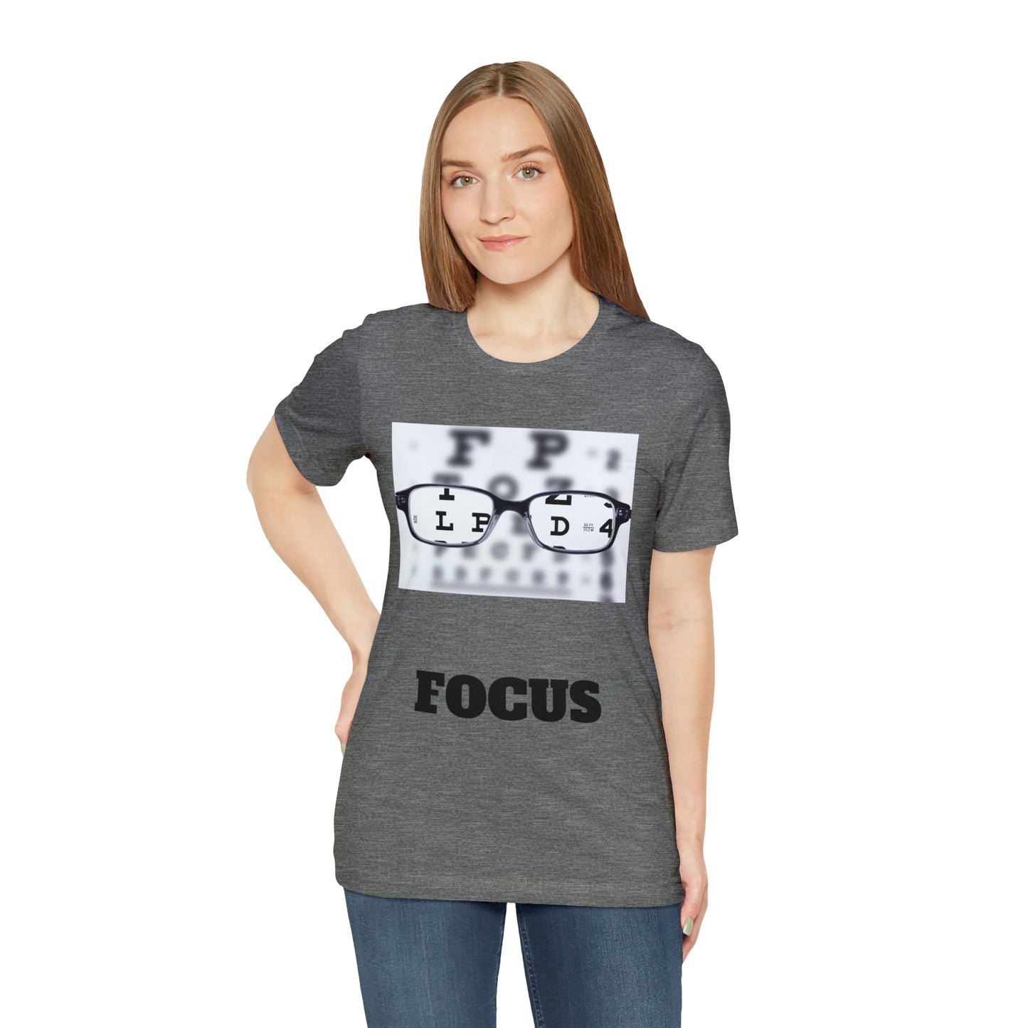 Unisex Jersey Short Sleeve Tee-FOCUS