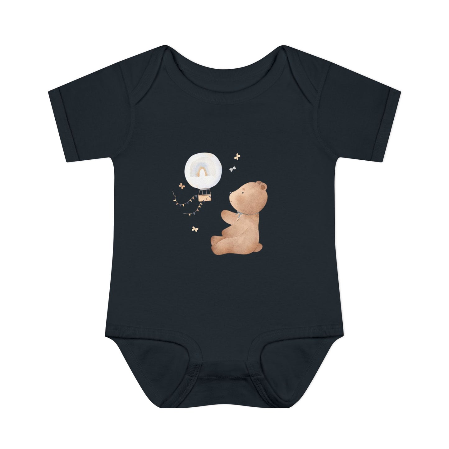 Infant Baby Rib Bodysuit-Bear Bear
