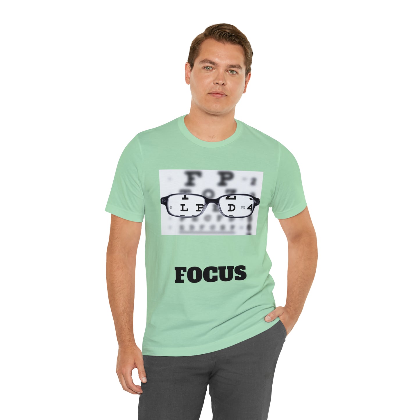 Unisex Jersey Short Sleeve Tee-FOCUS