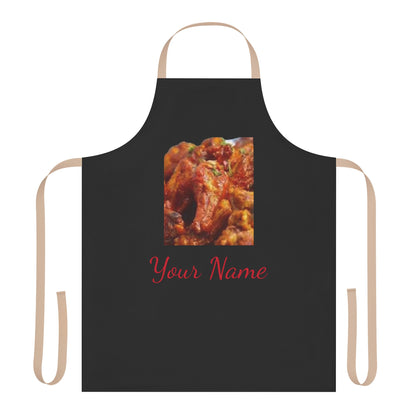 Apron, 5-Color Straps (AOP) Your Name-Your Picture