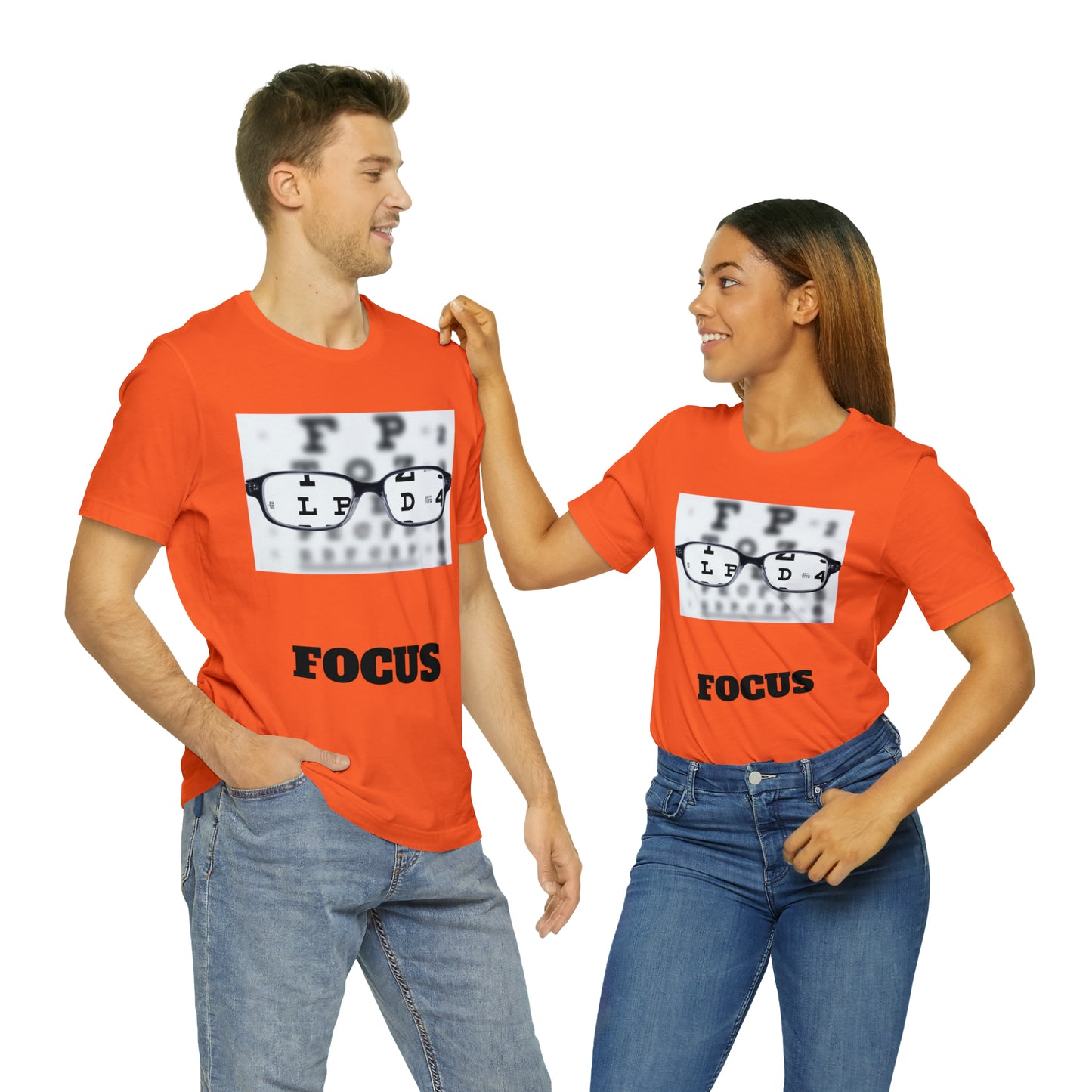 Unisex Jersey Short Sleeve Tee-FOCUS