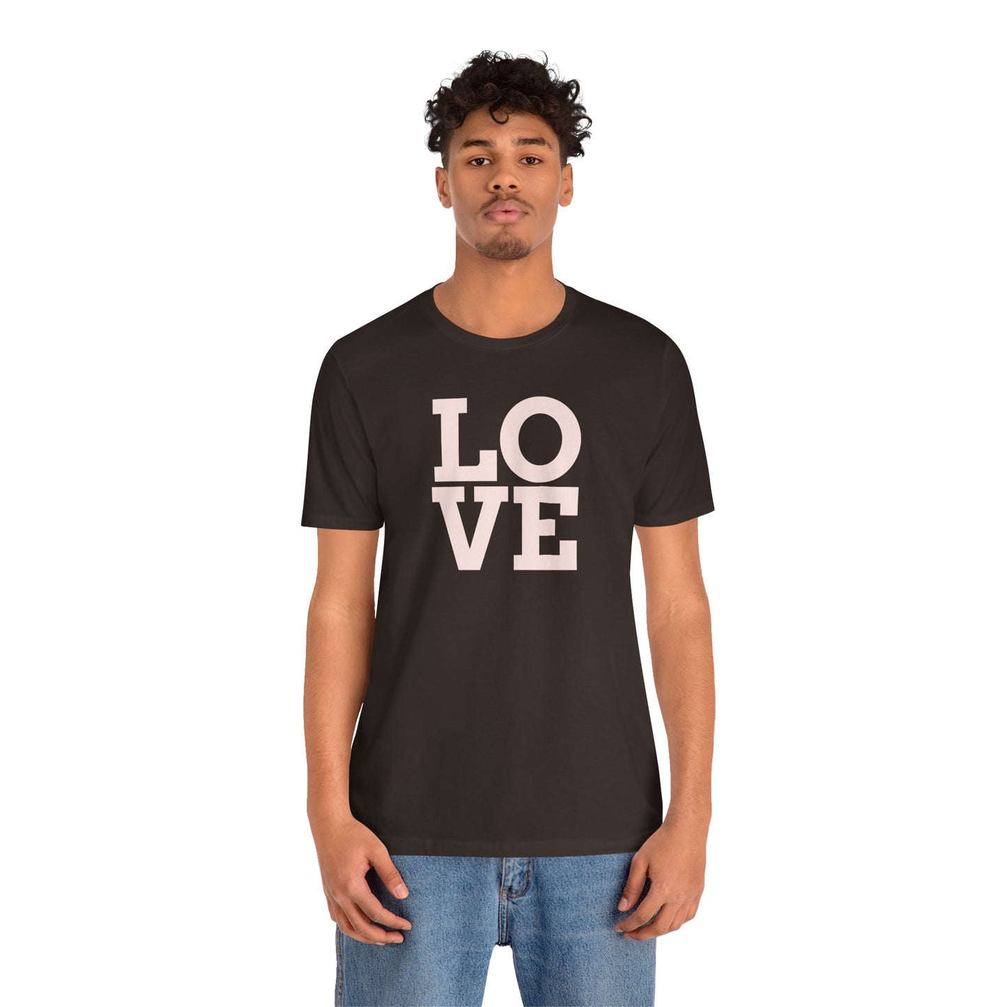 Unisex Jersey Short Sleeve-LOVE