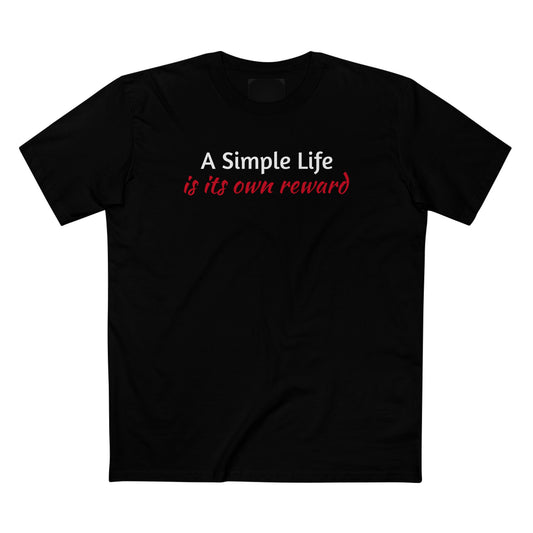 Men's Staple Short Sleeve-Simple Life-reward