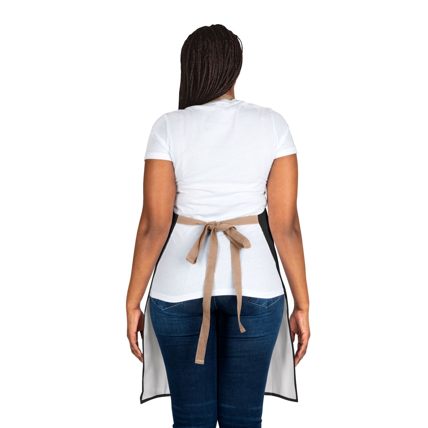 Apron, 5-Color Straps (AOP) Your Name-Your Picture