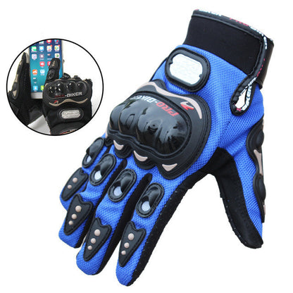 Touch Screen Outdoor Motorcycle Full Finger Windproof Gloves