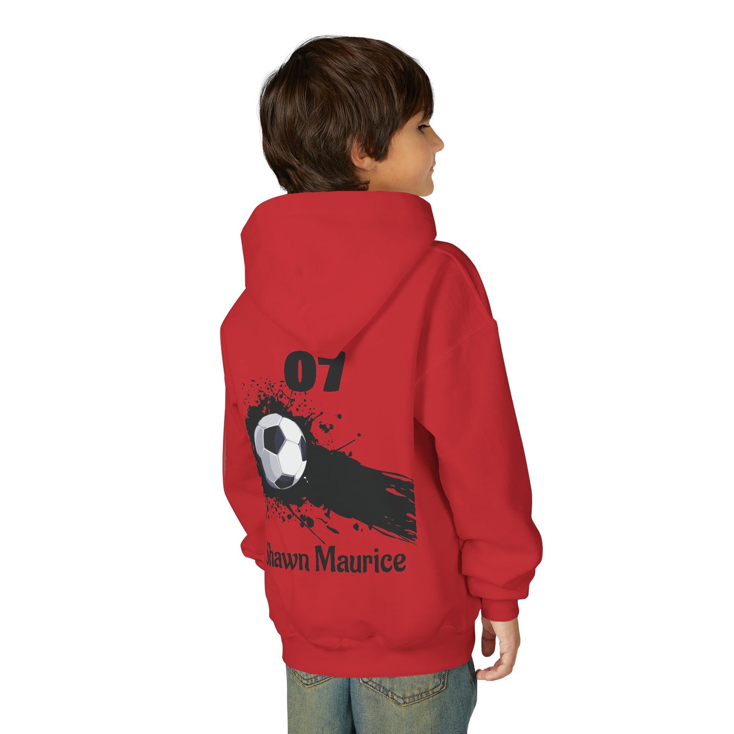 Youth Hoodie with 'SHAWN SHAWN' Bold Name Print