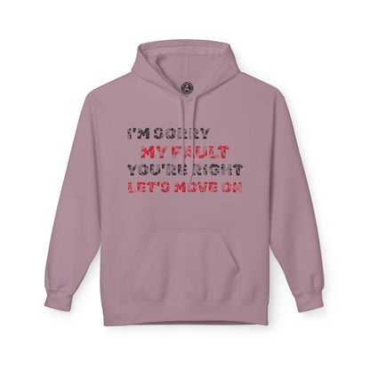 Unisex Midweight Softstyle Fleece Hoodie-LET IT GO