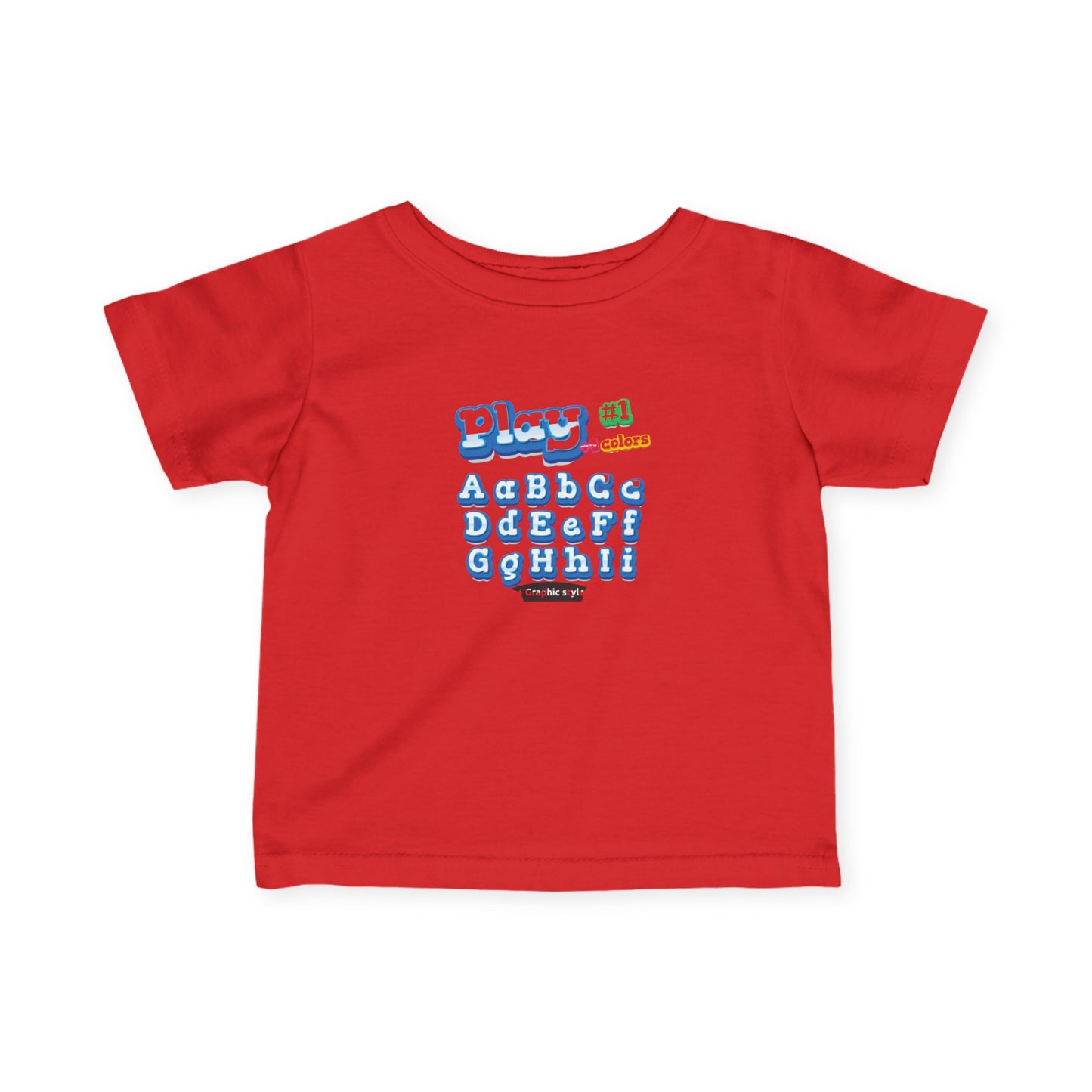 Playful Infant Jersey Tee - Cute Baby Shirt, Kids Fashion, Toddler Gift, Birthday Outfit, Playtime Clothing
