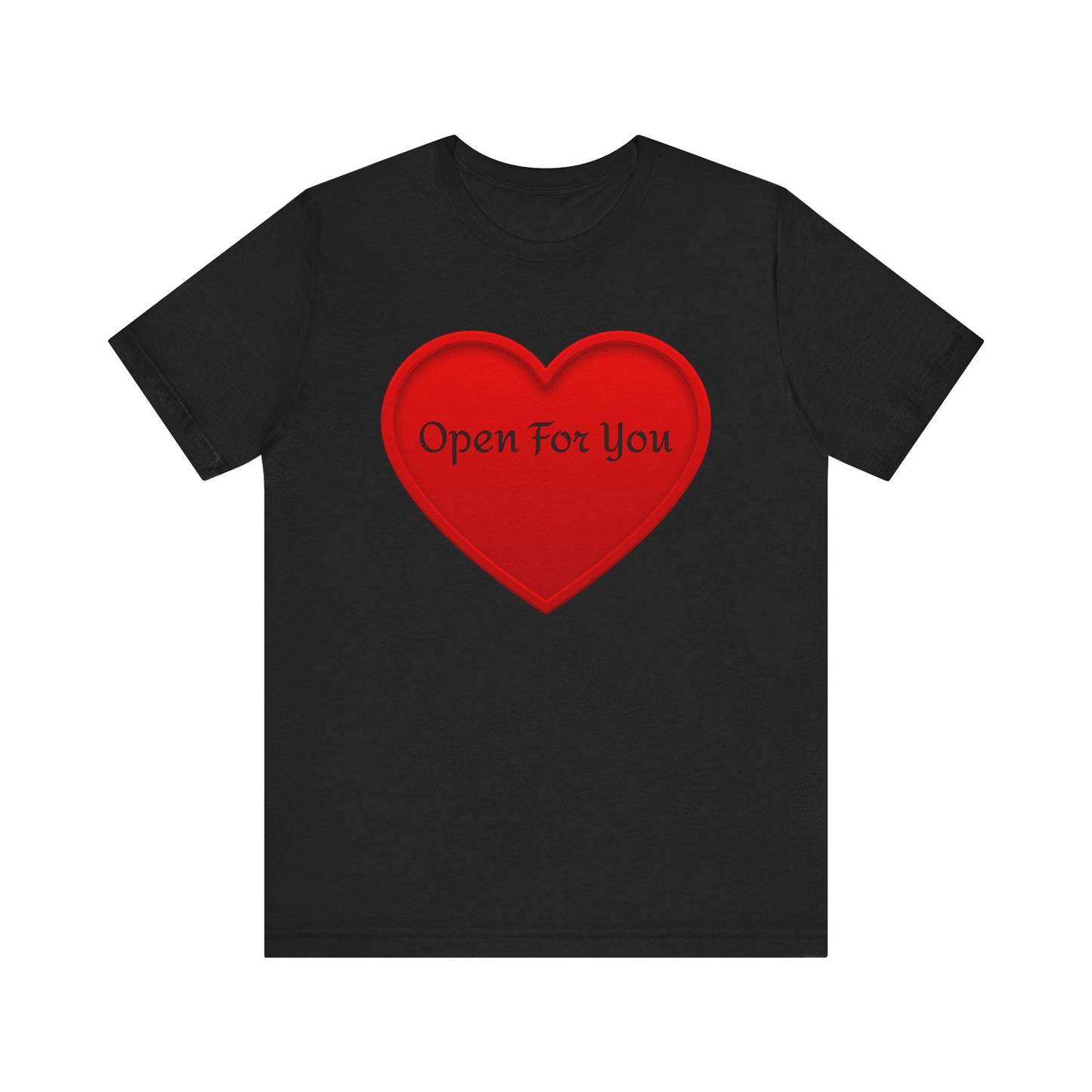 Unisex Jersey Short Sleeve-Open For You-HEART