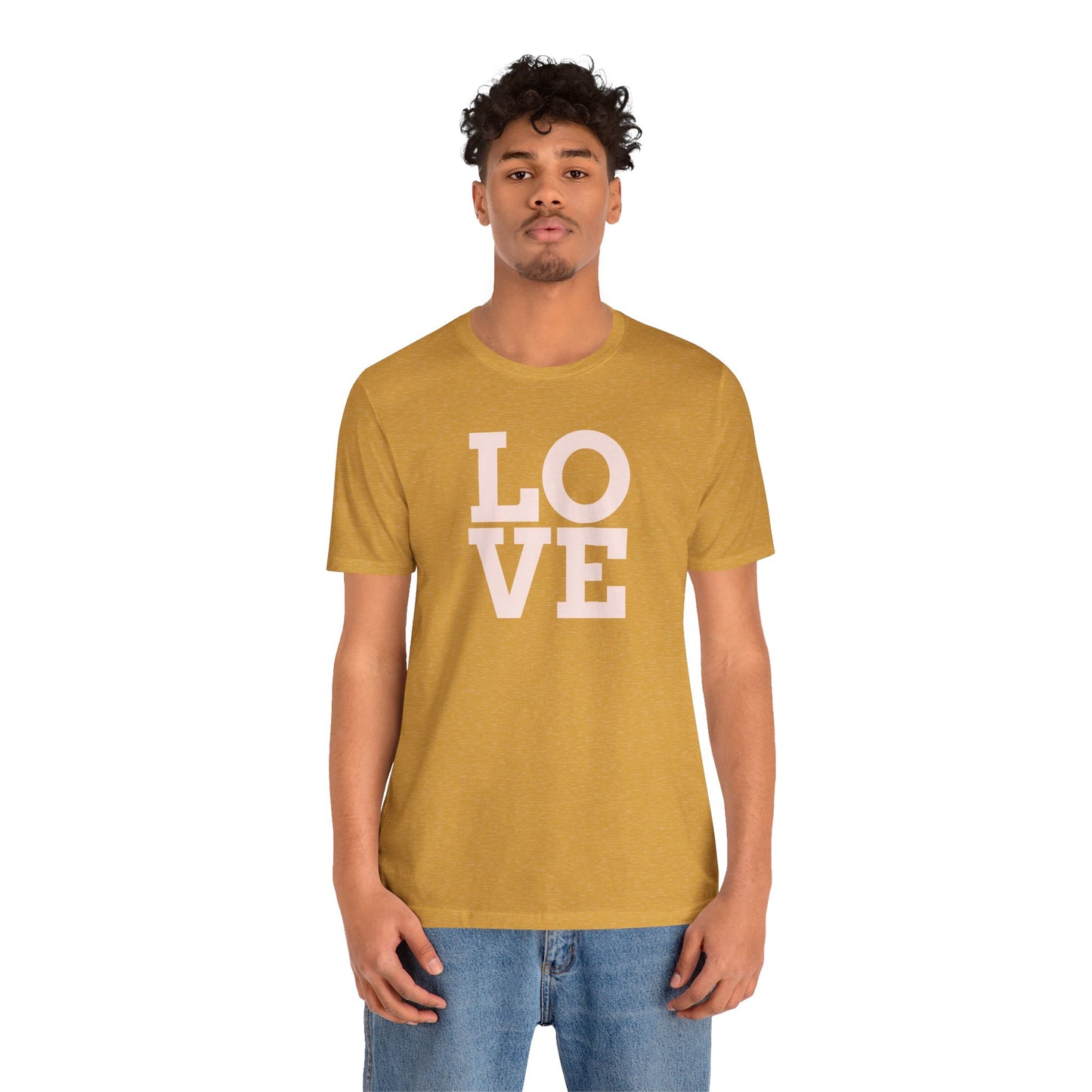 Unisex Jersey Short Sleeve-LOVE