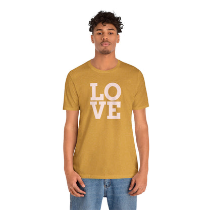Unisex Jersey Short Sleeve-LOVE