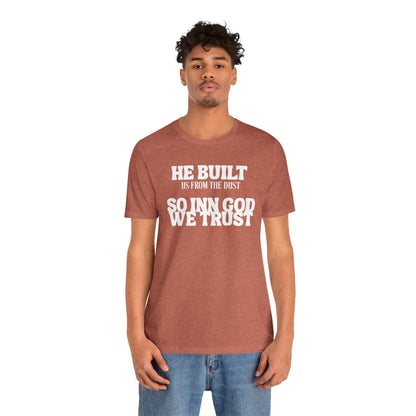 Unisex Jersey Short-Sleeve-INN GOD WE TRUST