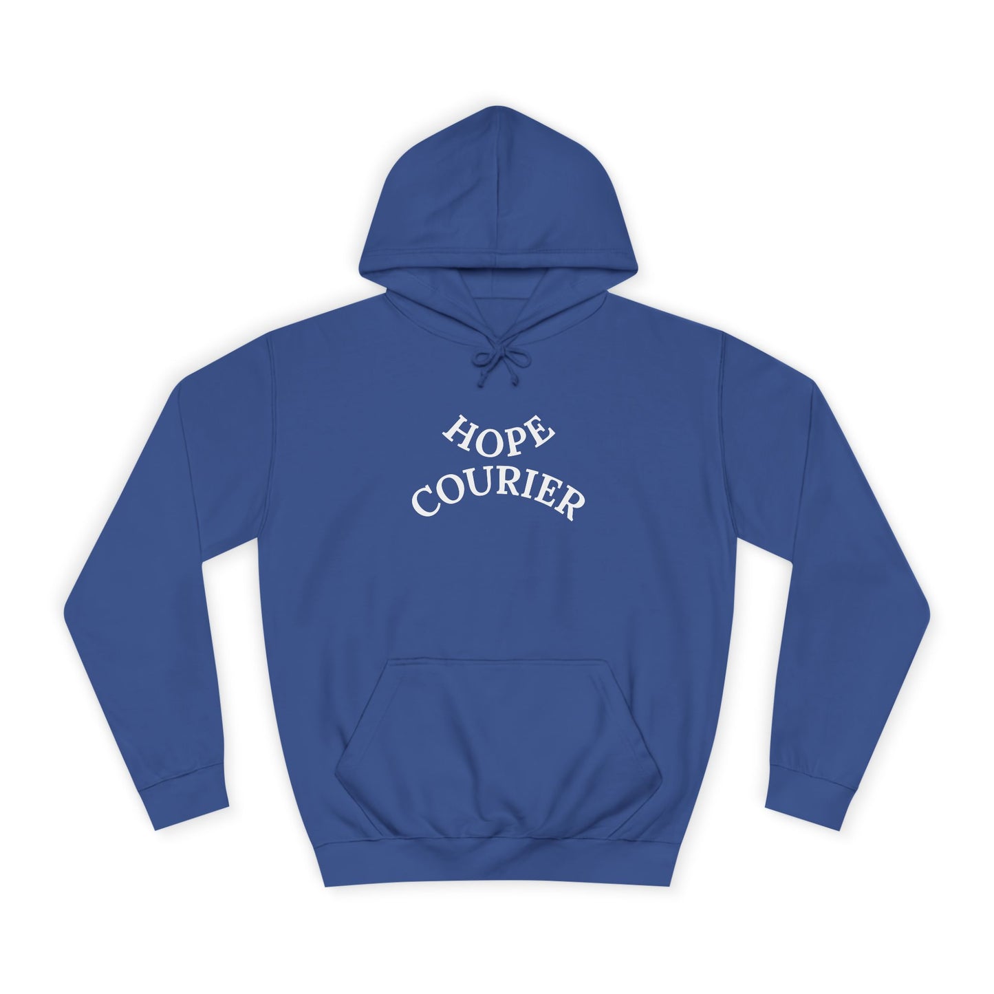 AI MODEL Size Up-Unisex College Hoodie-HOPE COURIER