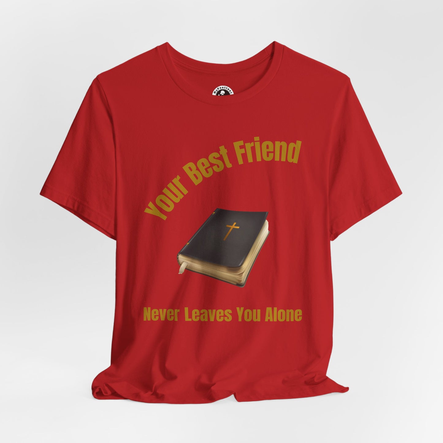 AI-MODEL-Bible 'Your Best Friend' Tee — Christian Faith Shirt