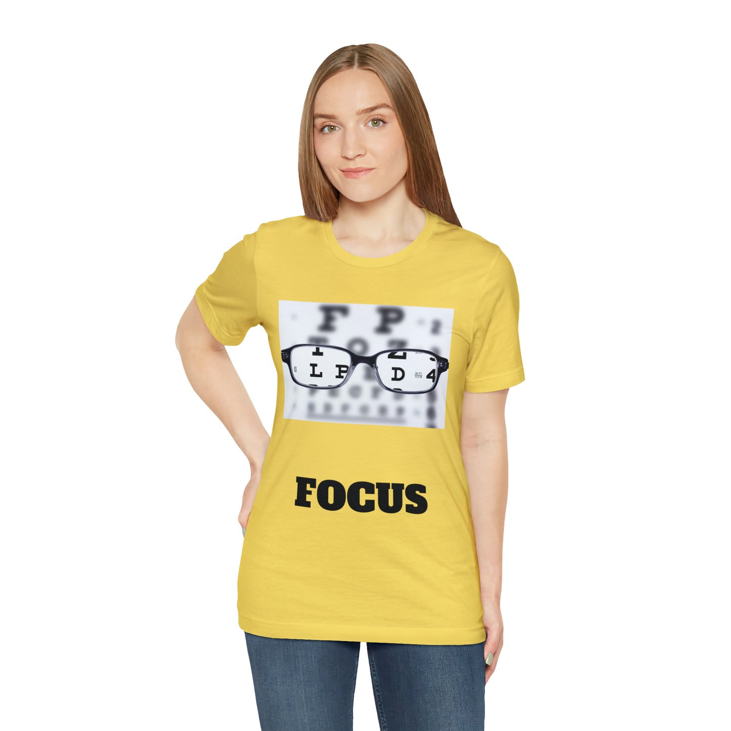 Unisex Jersey Short Sleeve Tee-FOCUS