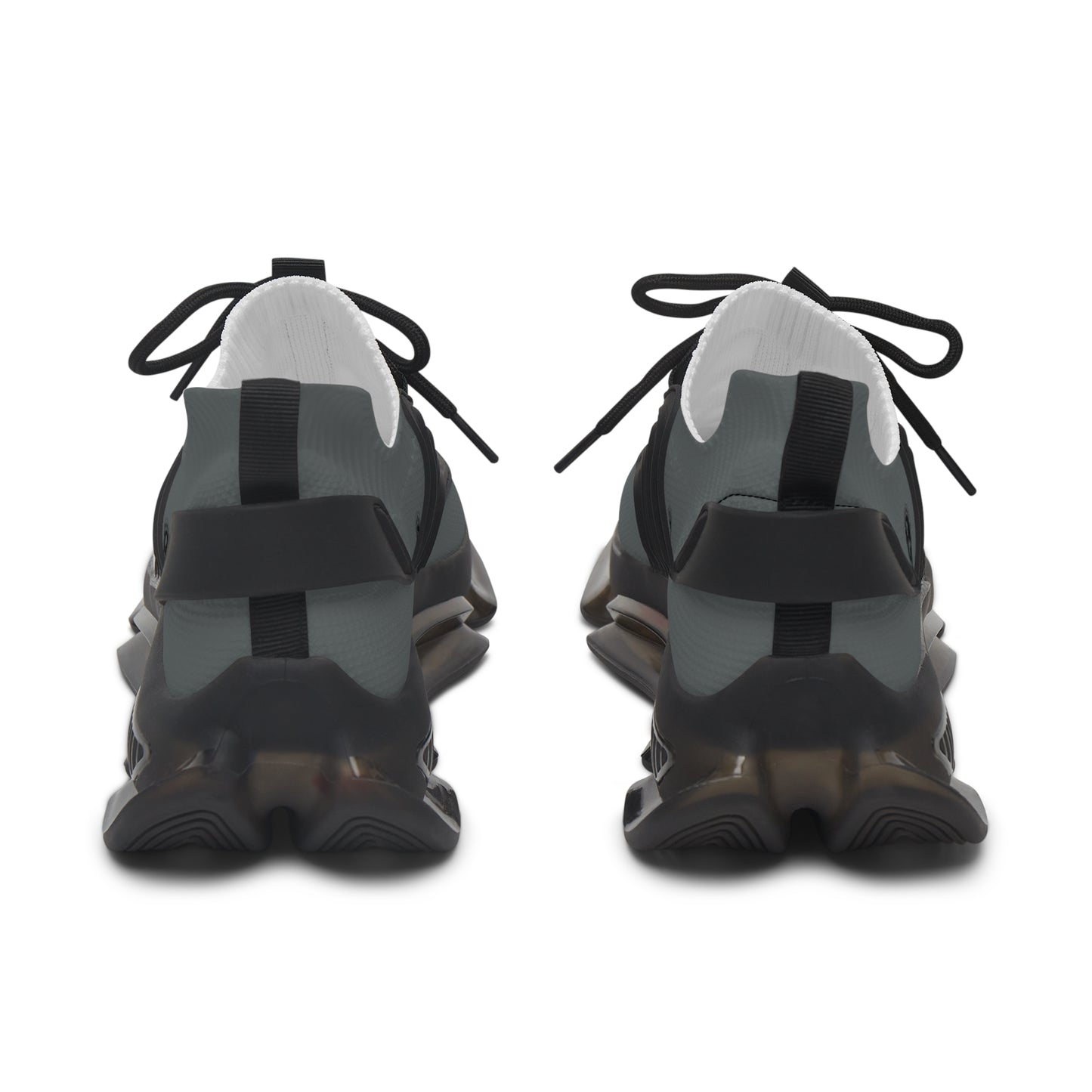 Women's Mesh Sneakers Dark Grey/Black Soles-MyPoetteez Logo