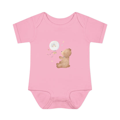 Infant Baby Rib Bodysuit-Bear Bear