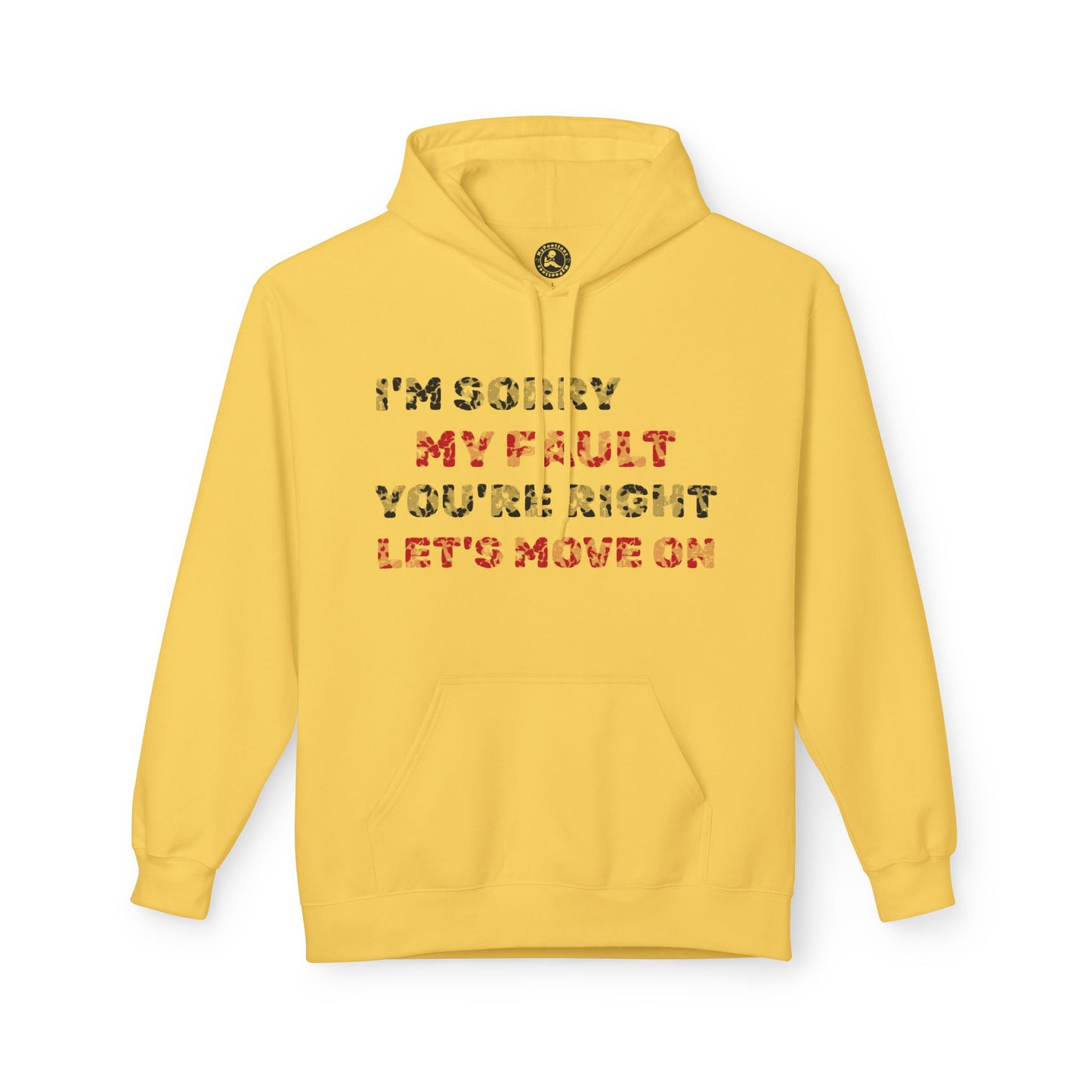 Unisex Midweight Softstyle Fleece Hoodie-LET IT GO