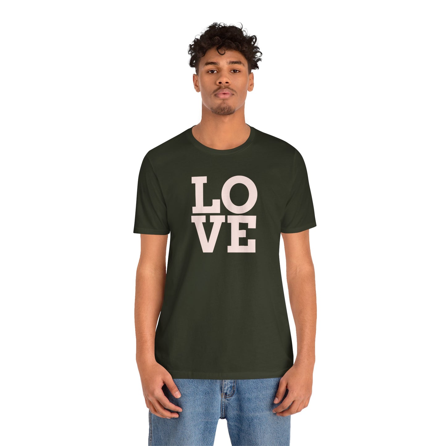 Unisex Jersey Short Sleeve-LOVE