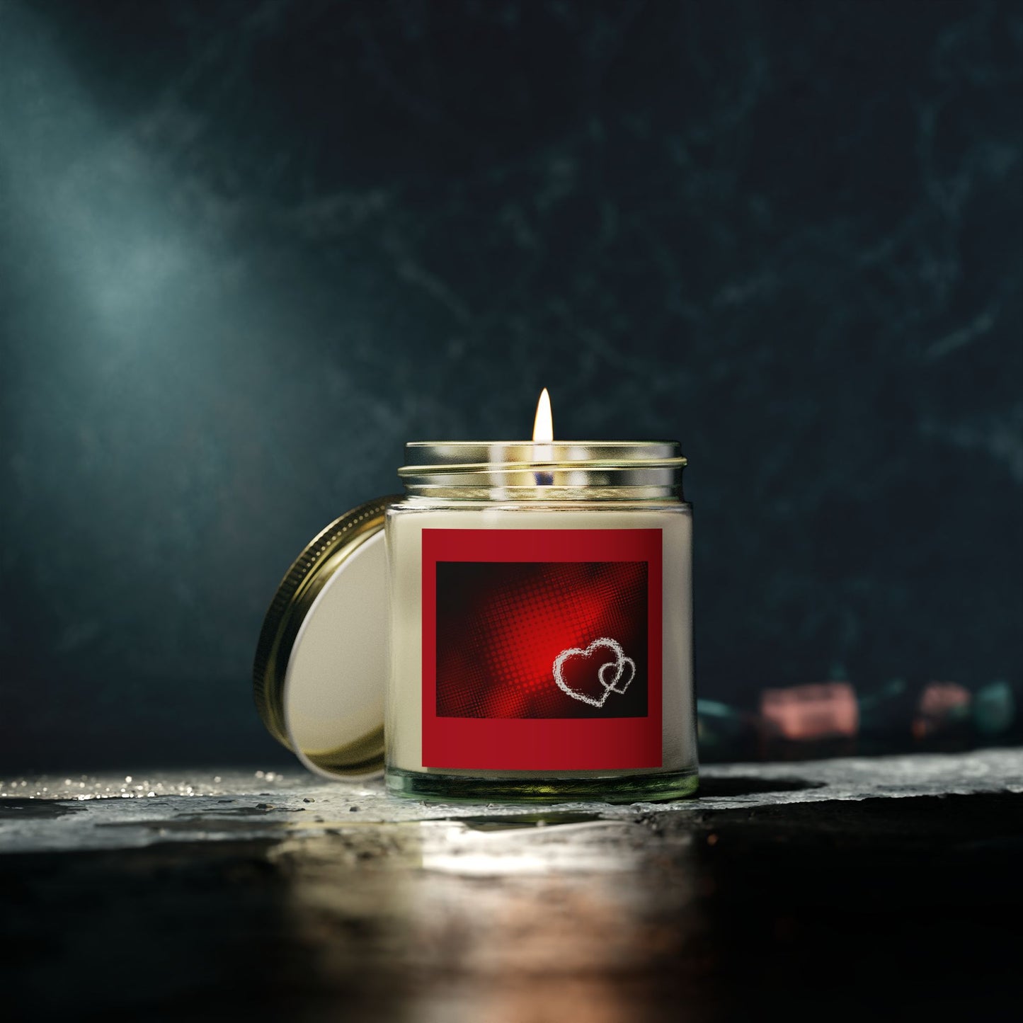 Scented Candles, Coconut Apricot Wax (4oz, 9oz)-DOUBLE LOVE