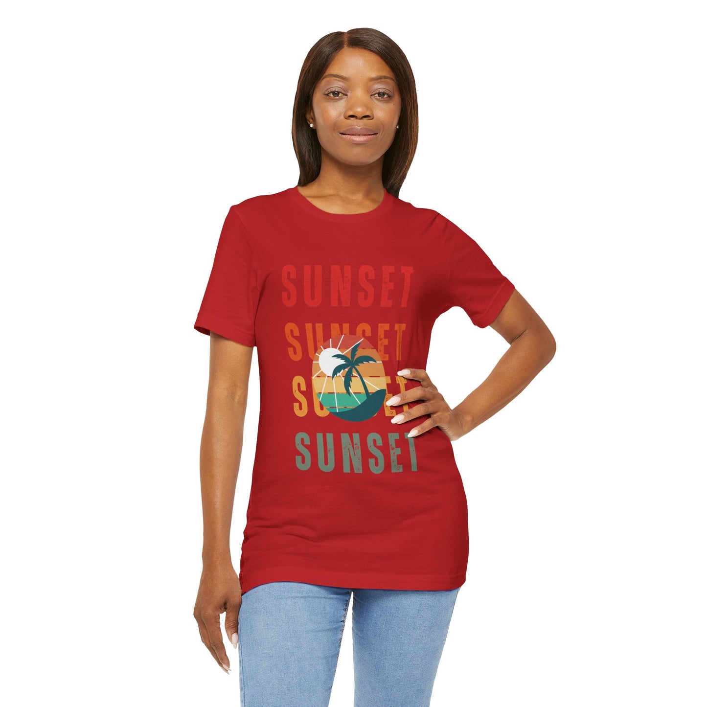 Unisex Jersey Short Sleeve-SUNSET