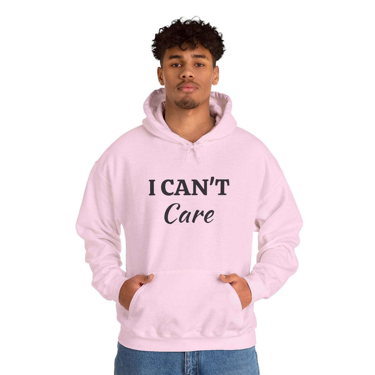 I CAN'T CARE-Classic Pullover Hoodie