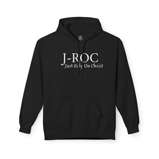 Unisex Midweight Softstyle Fleece Hoodie-Just Rely On Christ "J-ROC"