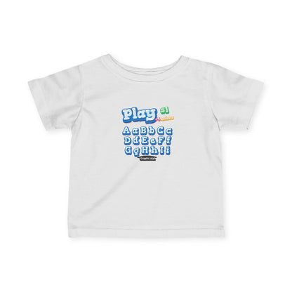 Playful Infant Jersey Tee - Cute Baby Shirt, Kids Fashion, Toddler Gift, Birthday Outfit, Playtime Clothing