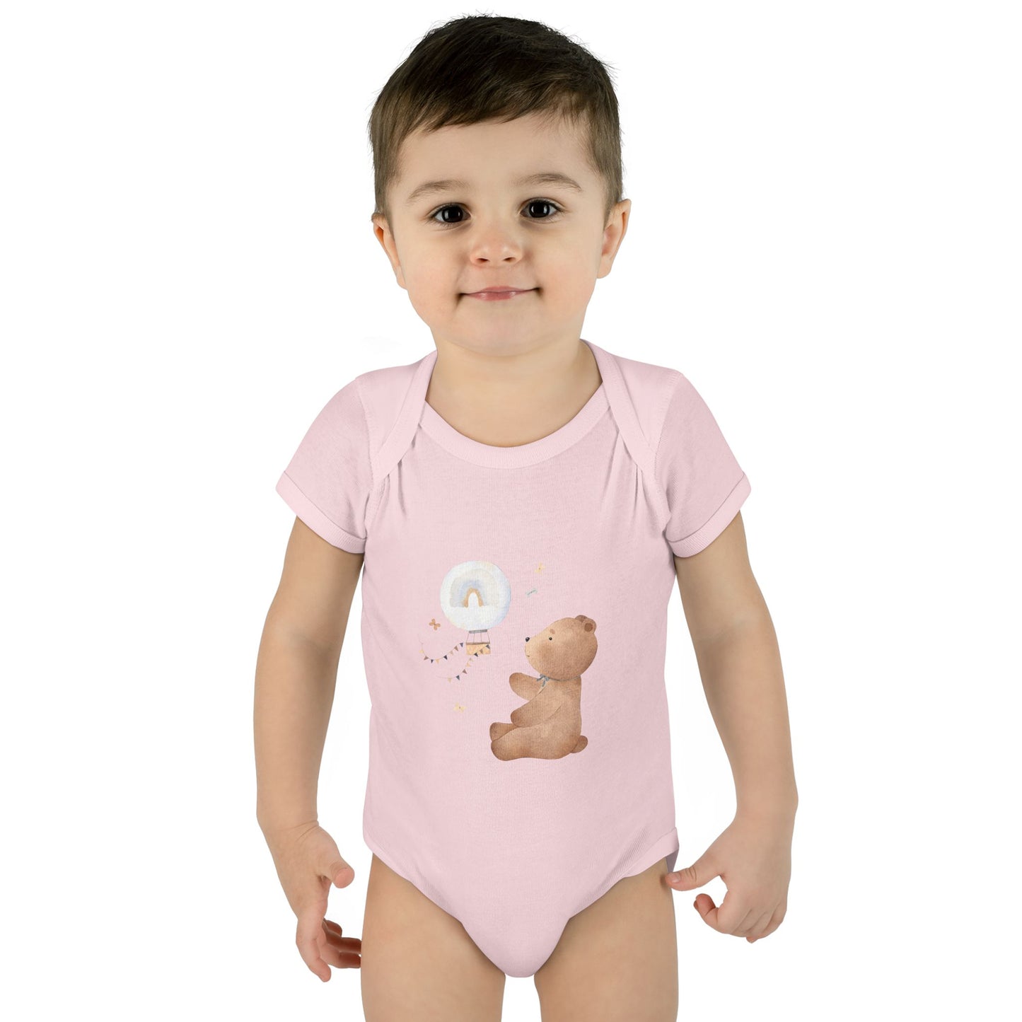 Infant Baby Rib Bodysuit-Bear Bear