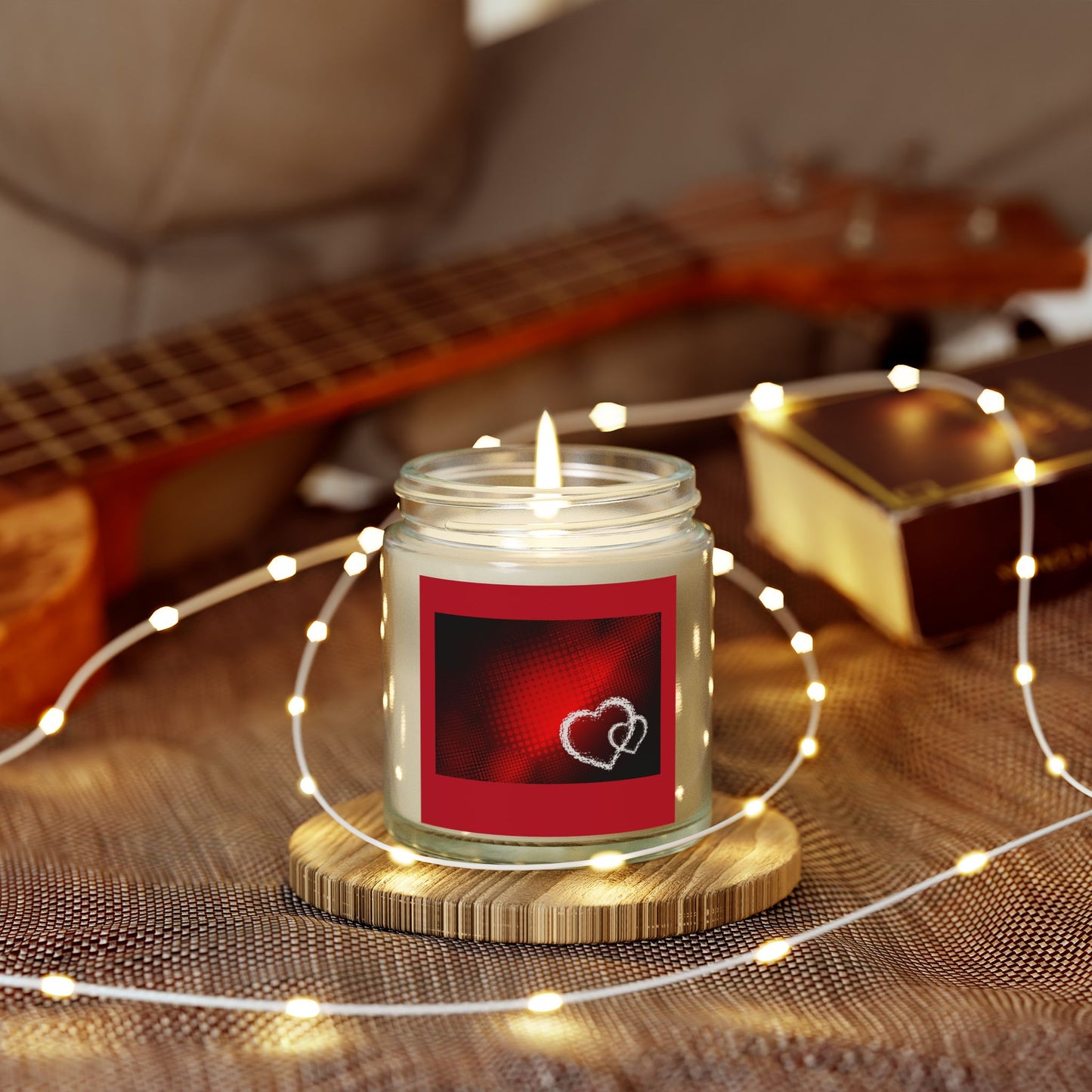 Scented Candles, Coconut Apricot Wax (4oz, 9oz)-DOUBLE LOVE