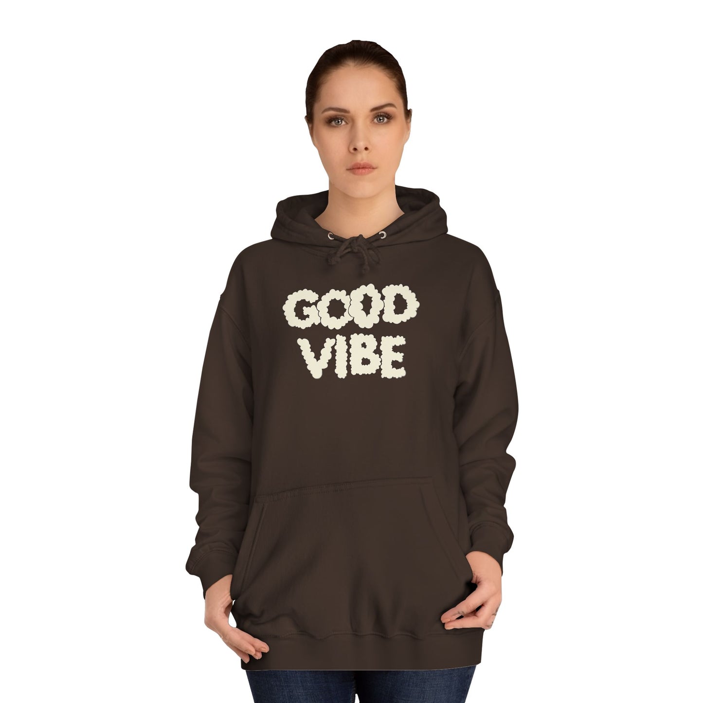 Unisex College Hoodie-GOOD VIBE