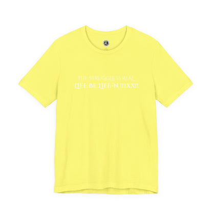 Unisex Jersey Short Sleeve-LIFE BE LIFE-N