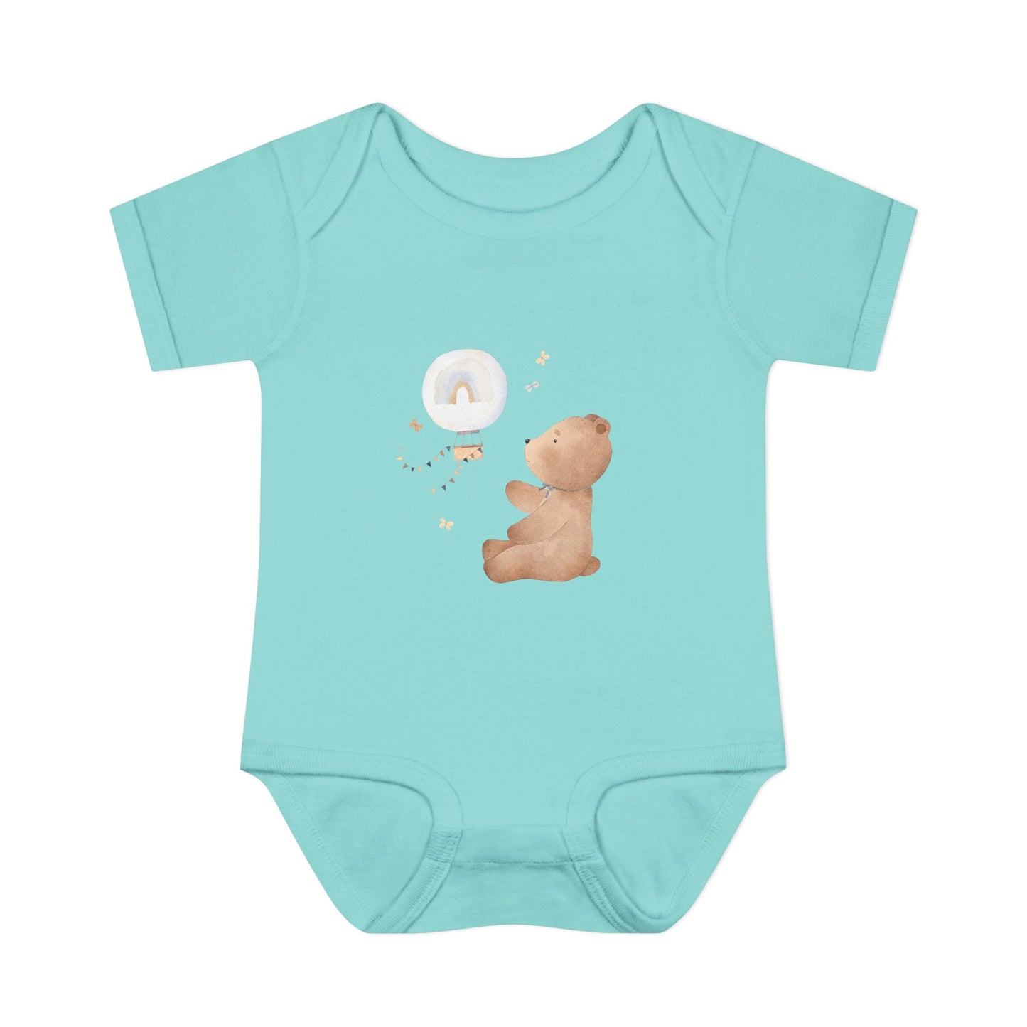 Infant Baby Rib Bodysuit-Bear Bear