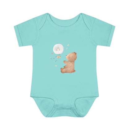 Infant Baby Rib Bodysuit-Bear Bear