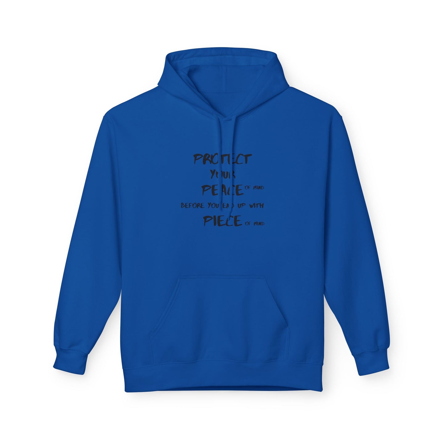 Unisex Midweight Softstyle Fleece Hoodie-PROTECT YOUR PEACE