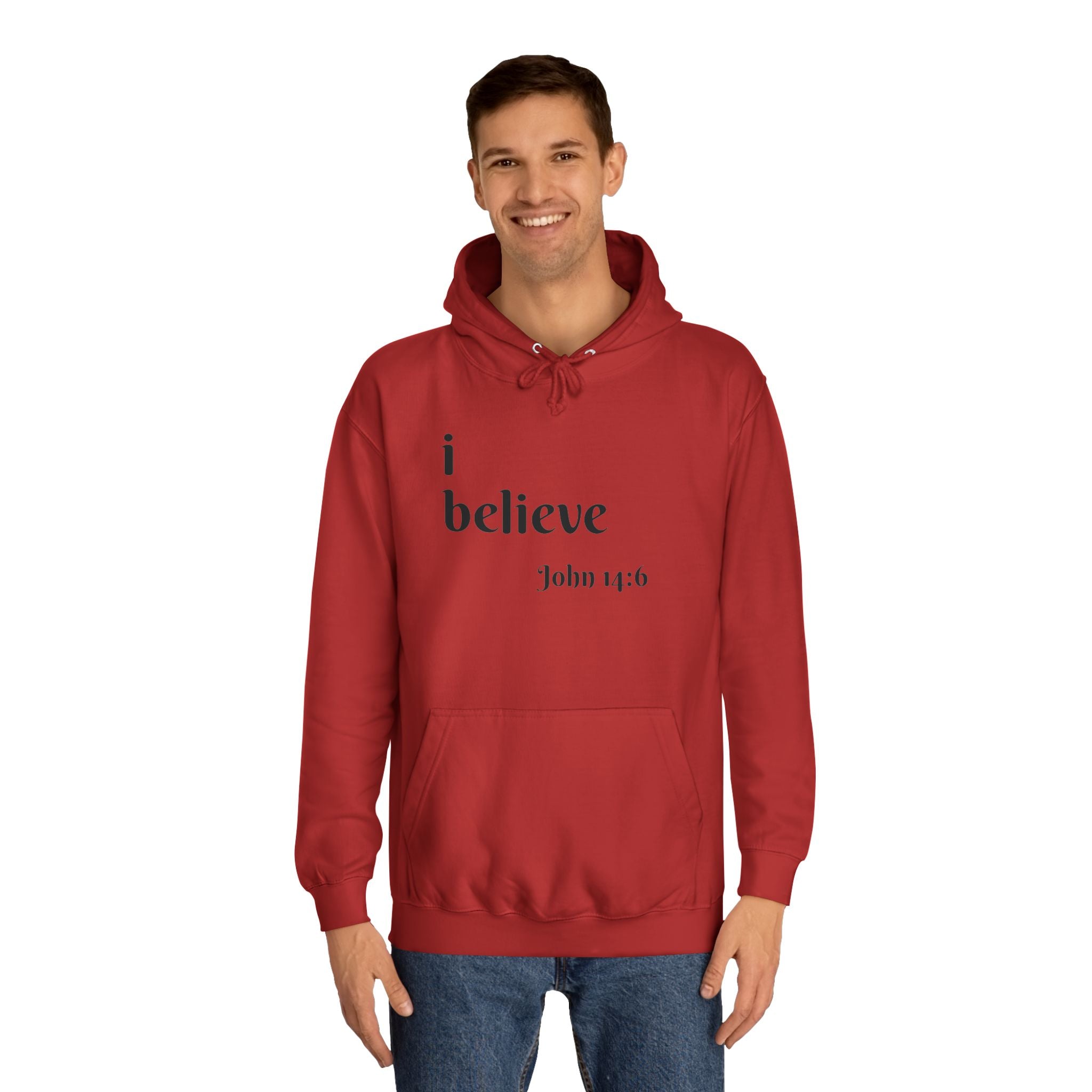 Unisex College Hoodie-i believe