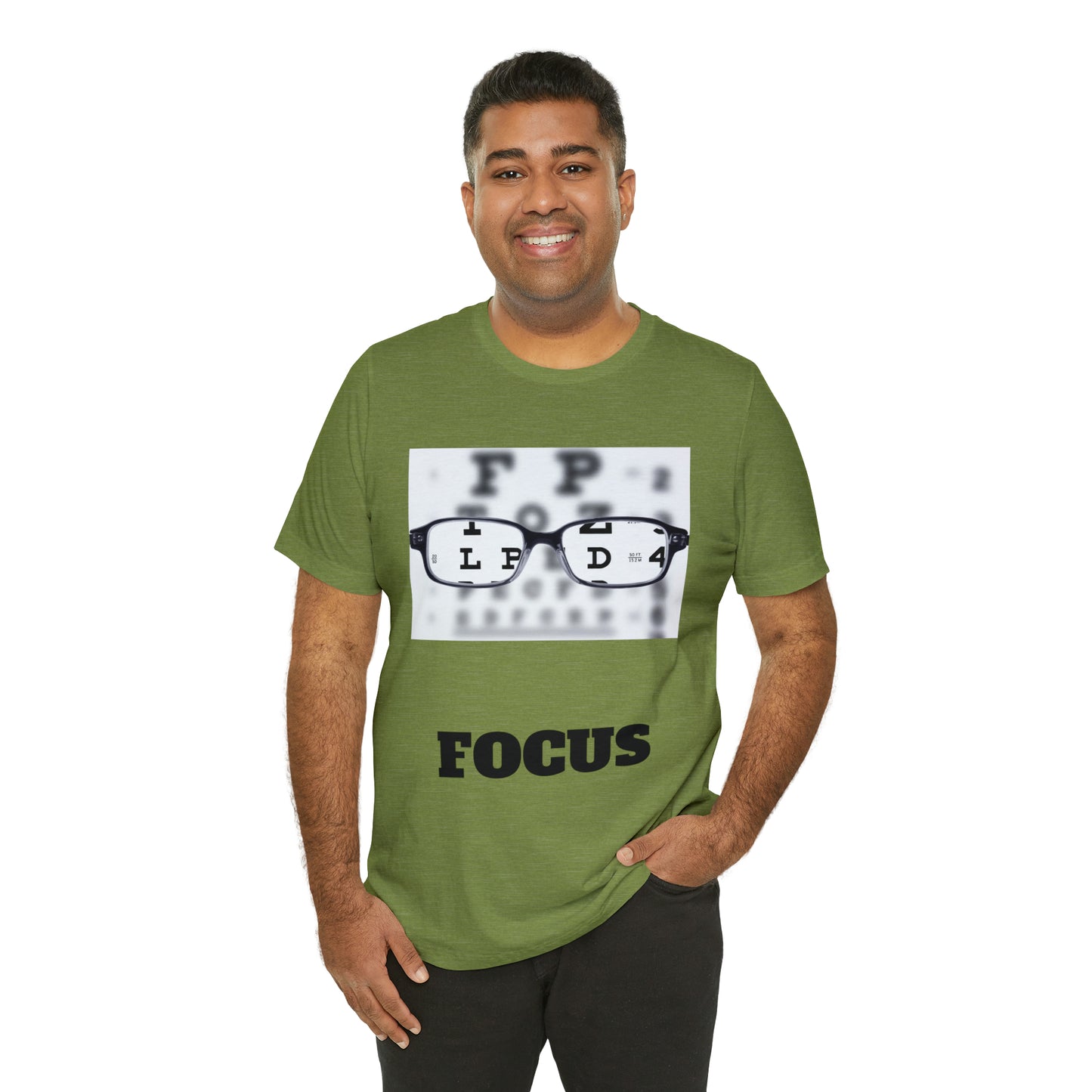 Unisex Jersey Short Sleeve Tee-FOCUS