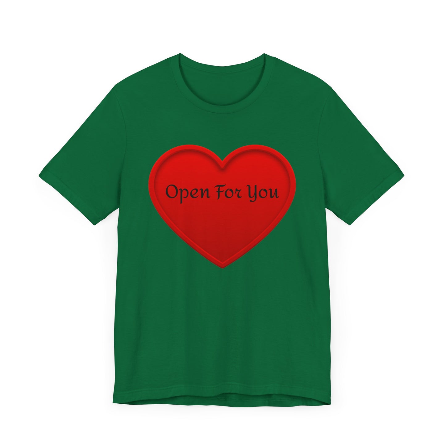 Unisex Jersey Short Sleeve-Open For You-HEART