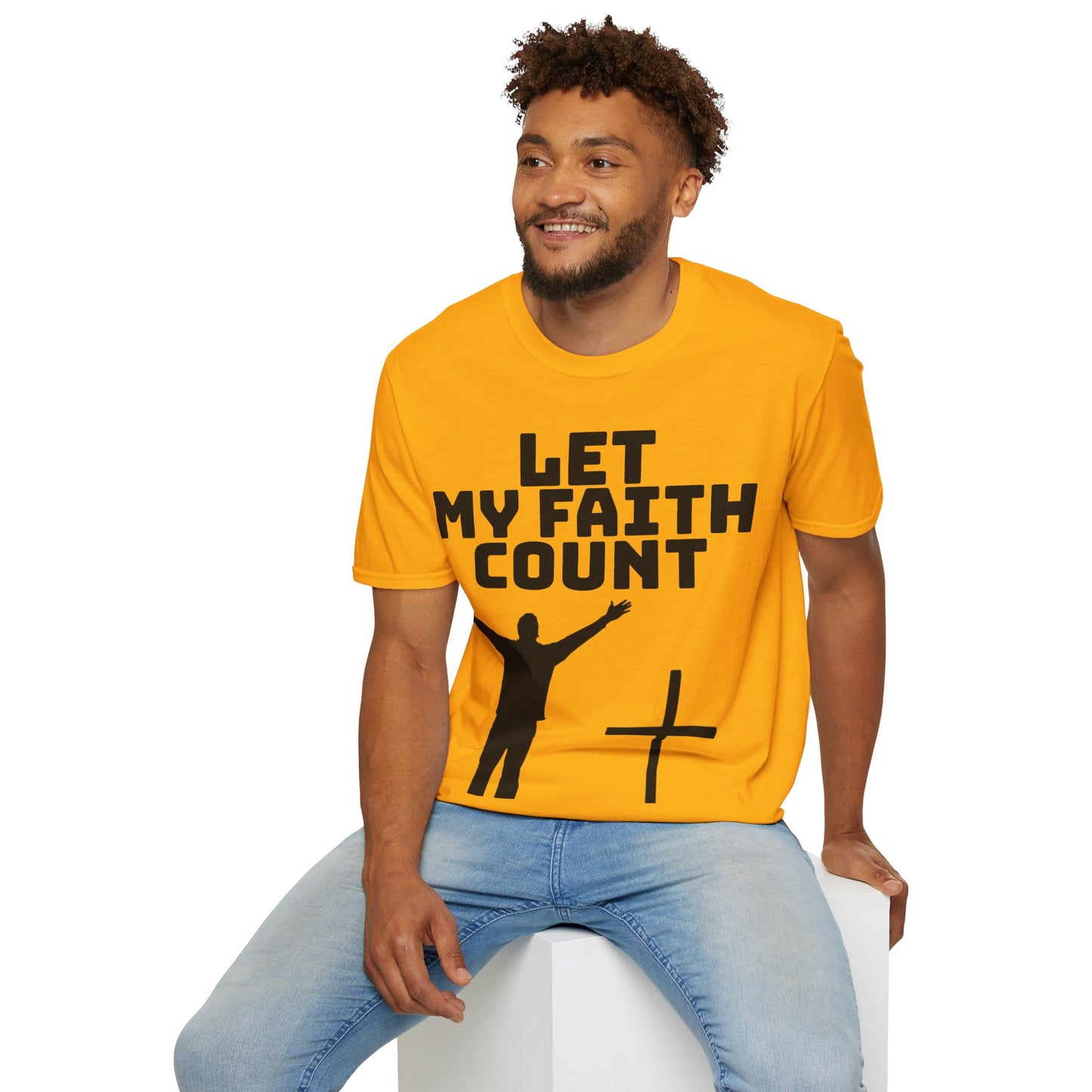 Unisex Softstyle Short Sleeve-Let My Faith Count
