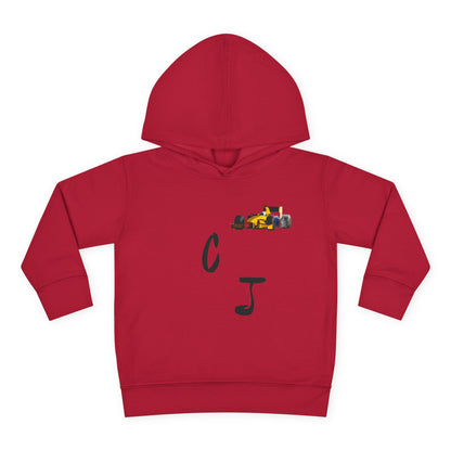Toddler Hoodie — 'Christian Jordan 04' Pullover Fleece with Race Track Graphic