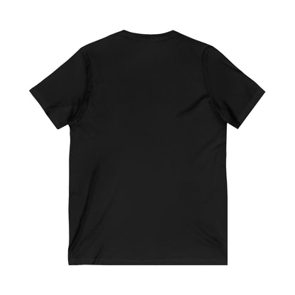 Unisex Jersey Short Sleeve V-Neck-I Love The Life God Gave Me