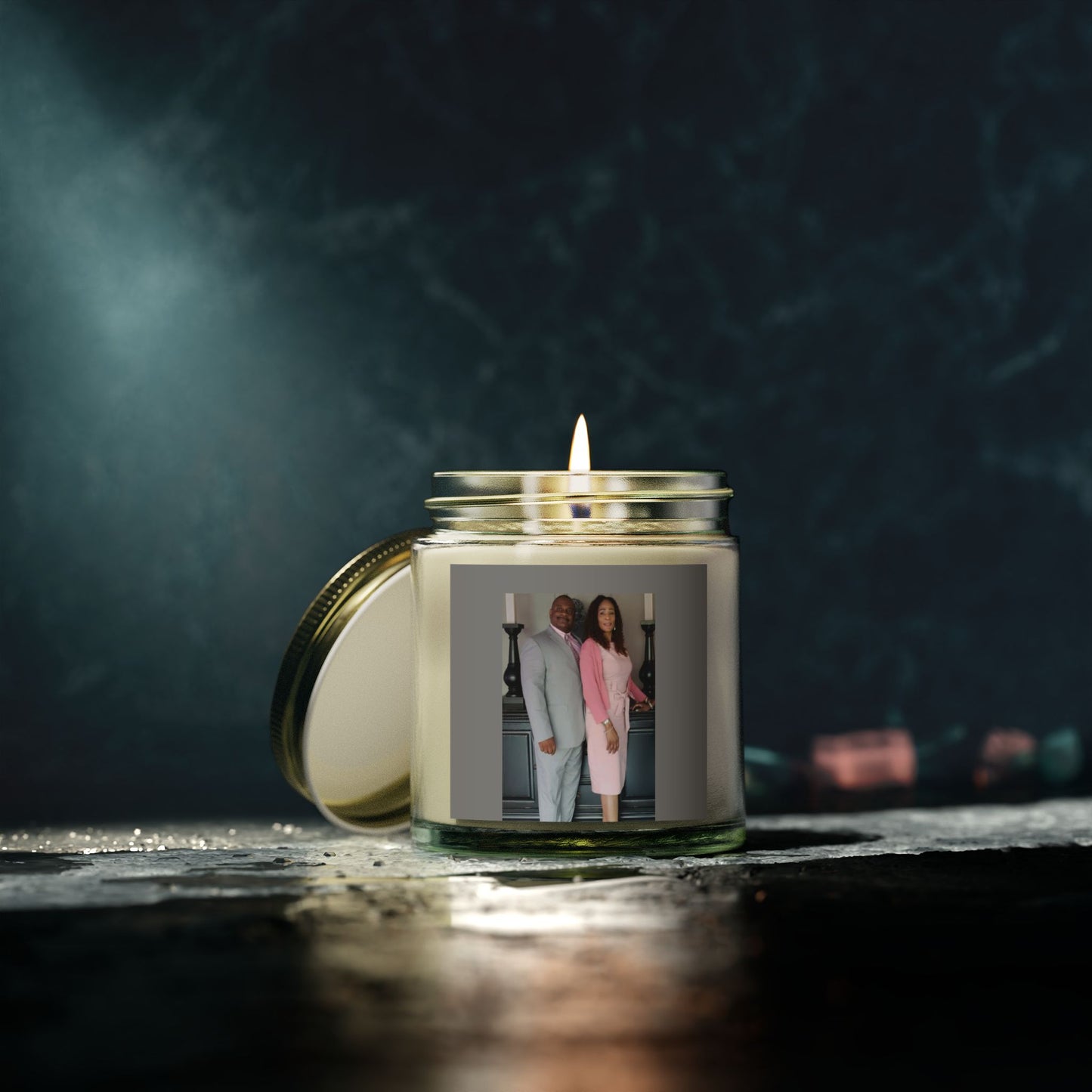 Scented Candles, Coconut Apricot Wax (4oz, 9oz)-COVIN'S CANDLES