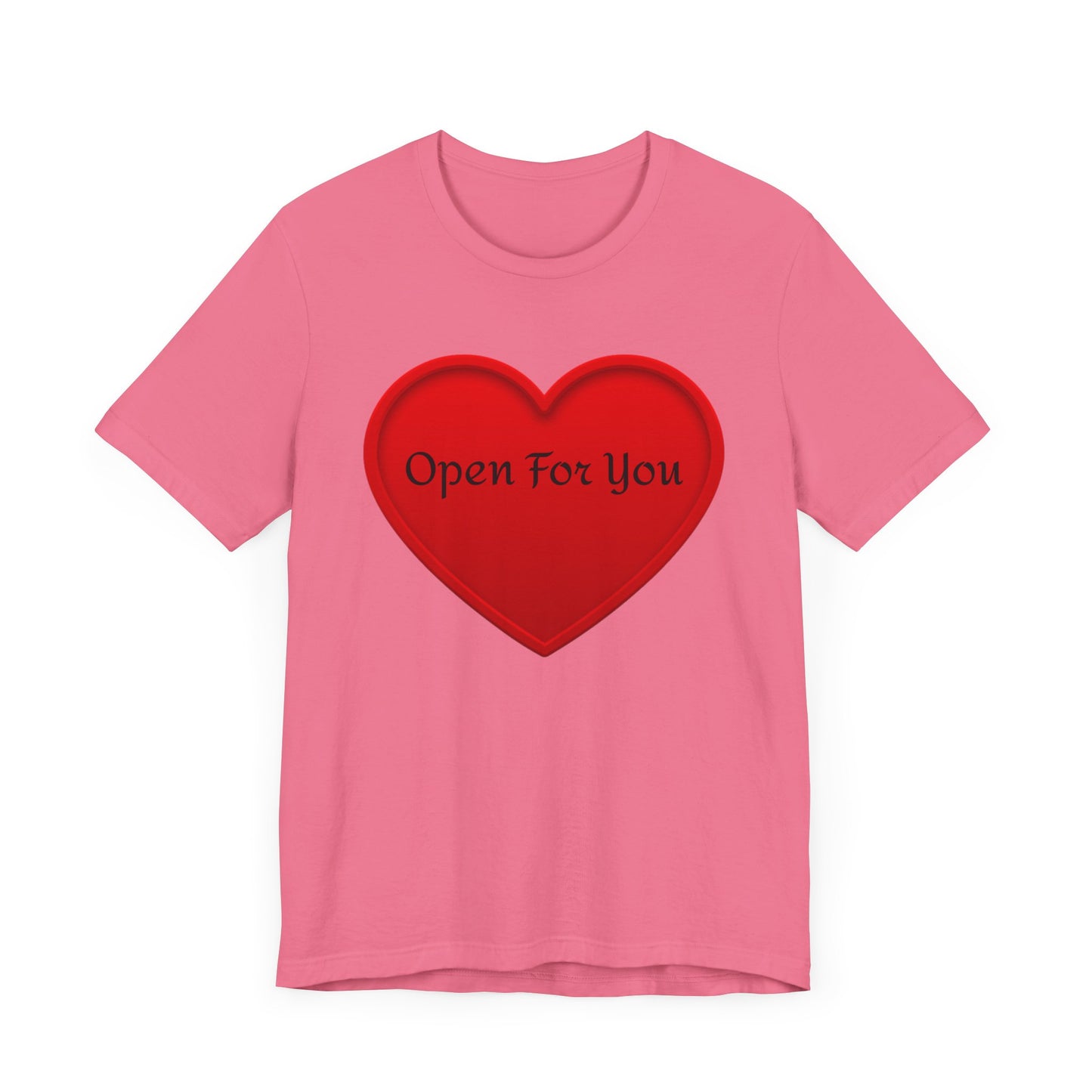 Unisex Jersey Short Sleeve-Open For You-HEART