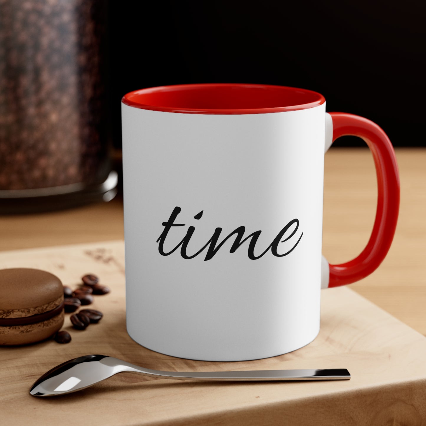 Accent Coffee Mug, 11oz-my time