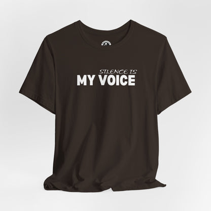 Unisex Jersey Short Sleeve--SILENCE IS MY VOICE