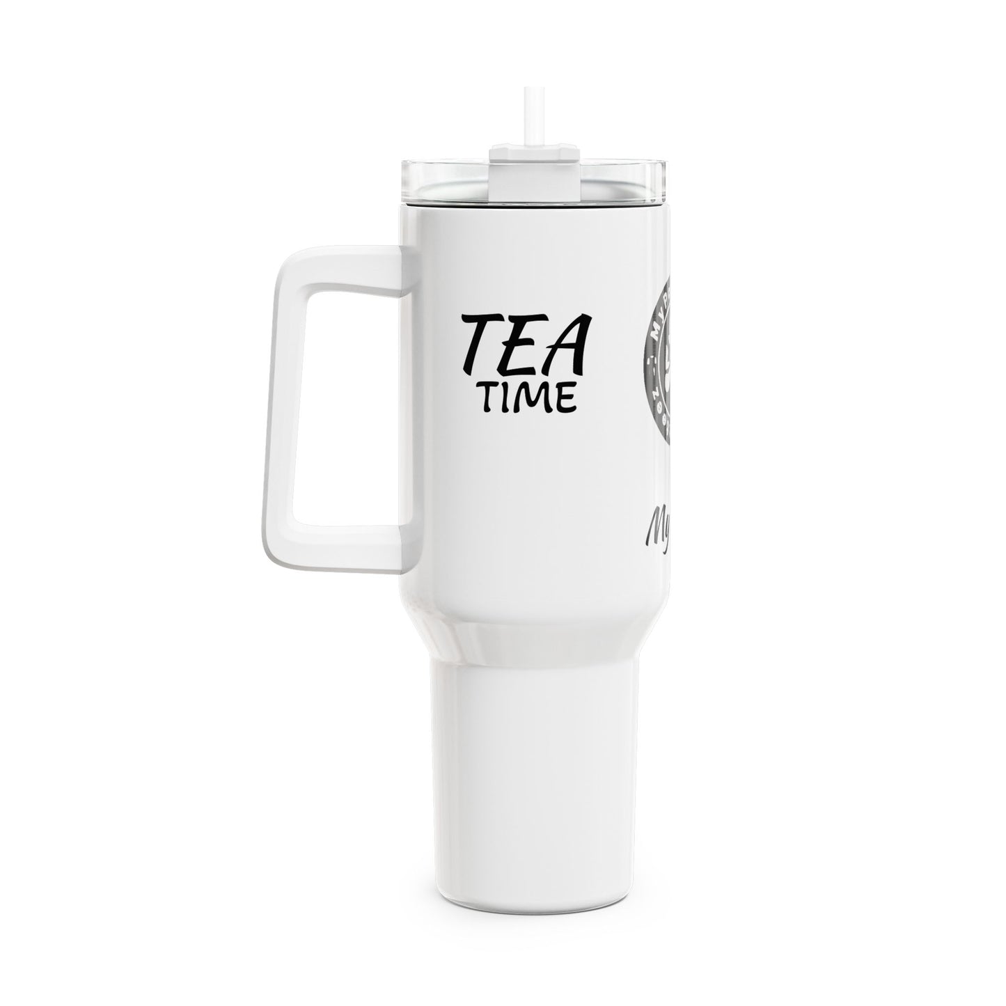 40oz Motivational Tumbler with Handle - Perfect for On-the-Go Hydration