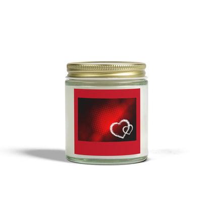 Scented Candles, Coconut Apricot Wax (4oz, 9oz)-DOUBLE LOVE